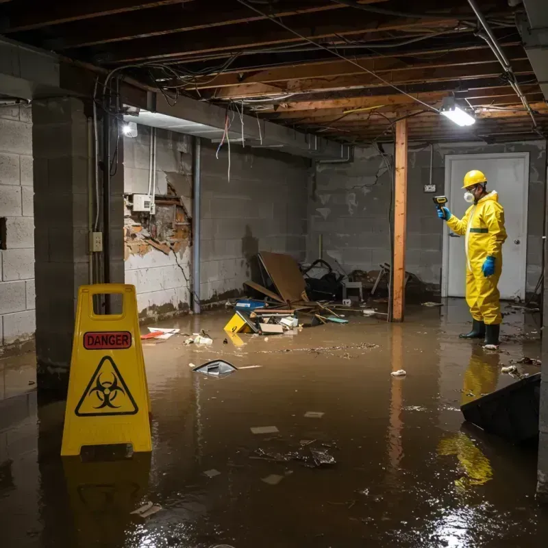 Flooded Basement Electrical Hazard in Kenton, TN Property